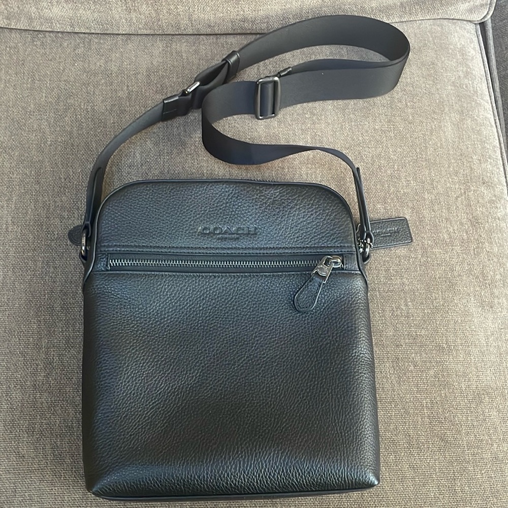 Coach Houston Flight Bag. Brand new. Never used. Black